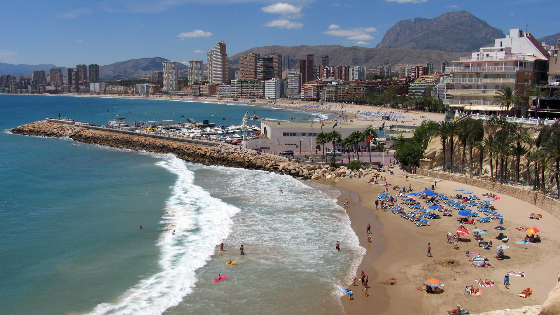 De haven van Benidorm - In Benidorm